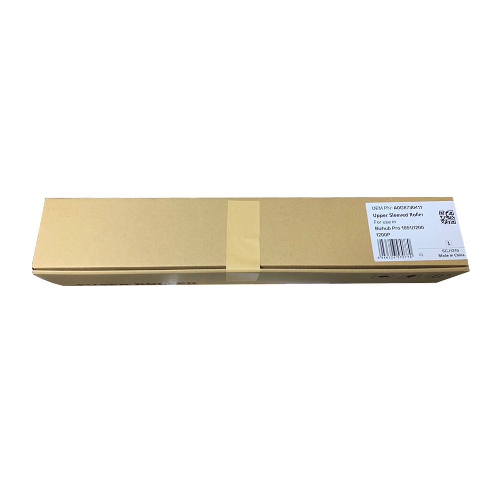 CET Konica Minolta Upper Sleeved Roller A0G6730411 For Bizhub Pro 1051 1200 Upper Fuser Roller