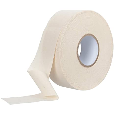 Natural Muslin Epilating Roll Tear-Resistant for Hair Removal 80 Yards Disposable Cotton Wax Paper Roll