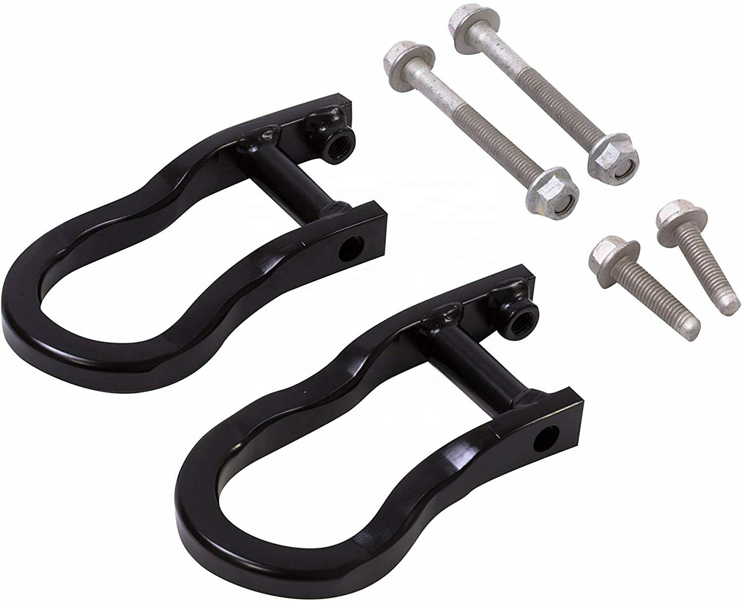 84072463 Black Tow Hooks For 2007-2019 Silverado Sierra 1500