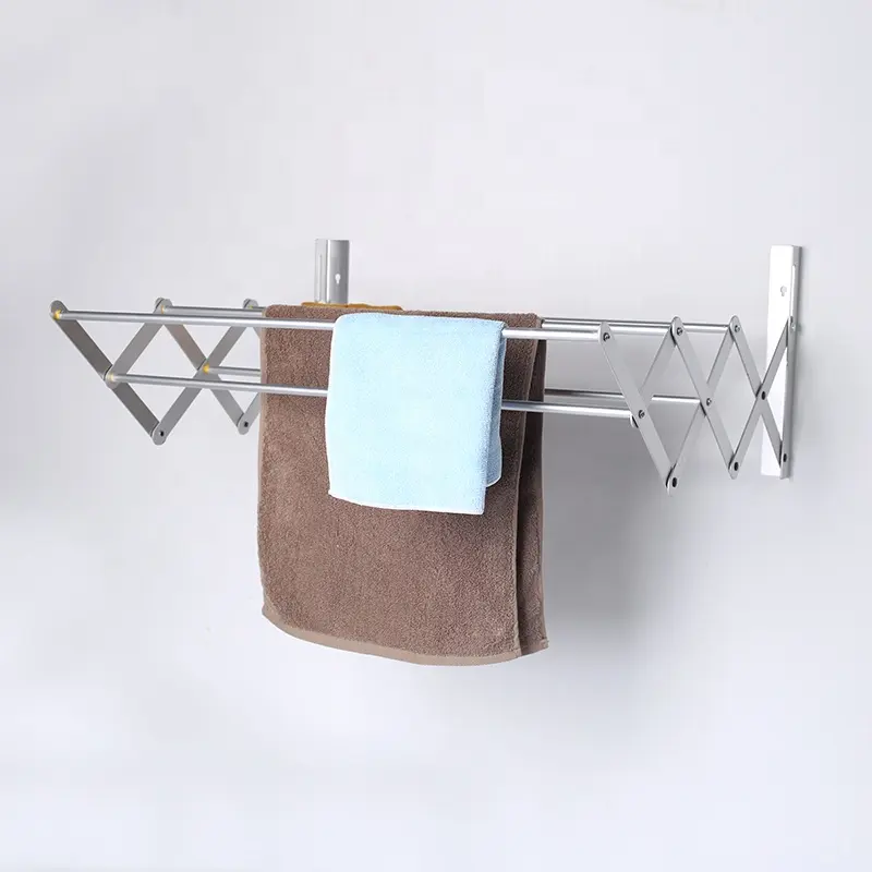 For Outdoor Use Wall Mounted Folding Clothes Hanger Drying Rack