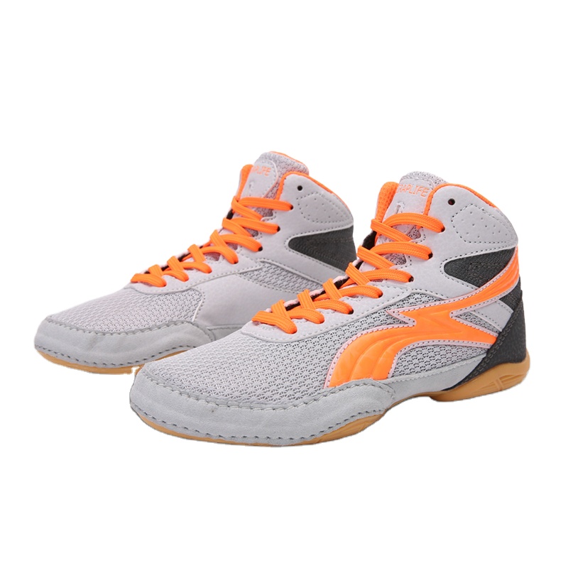 Latest flexible kids wrestling boot custom design your own wrestling shoes