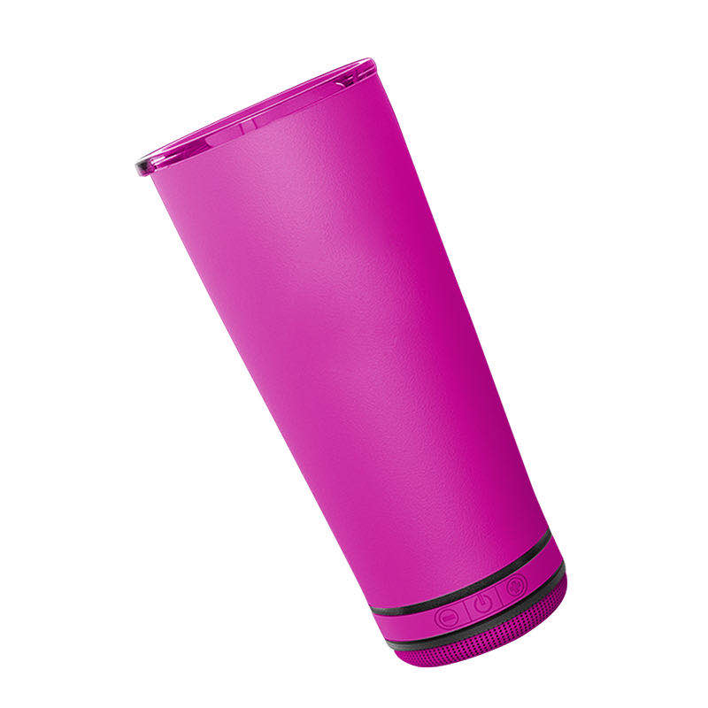 Стеклянный динамик vasos con bocinas, продовольственный класс 304 нержавеющая сталь, Беспроводная музыкальная чашка, чашка для воды, портативный Съемный bluetooth динамик