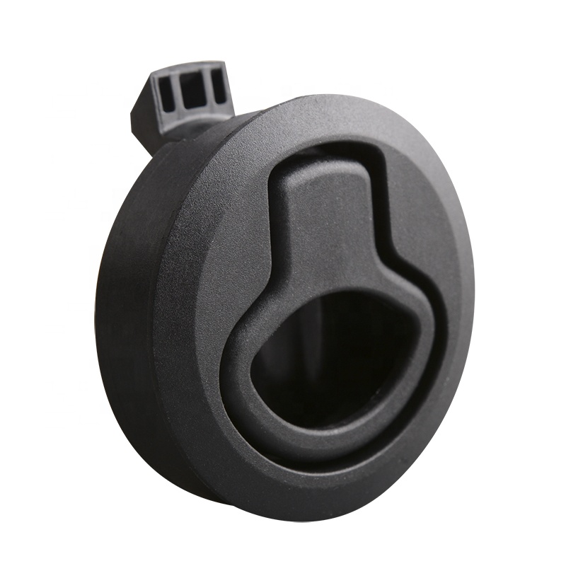 2990-3 Plastic Push To Close Rv caravan cabinet Drawer Flush Pull Ring Hatch Slam Latch