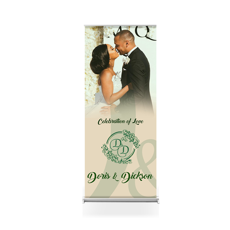 Factory Price 80/85*200cm Advertising Banner Roll up Racks Retractable Display Roll up Banner Stand