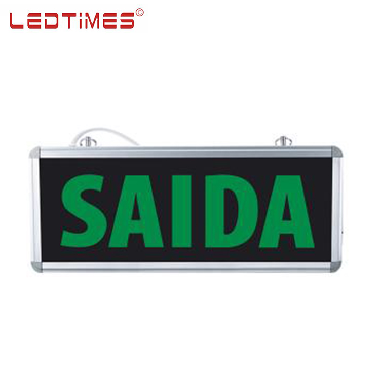 LEDTIMES, высокая эффективность, подвесной комнатный коридор, отель, индивидуальный 1,2 в Smd знак выхода, светодиодный аварийный свет