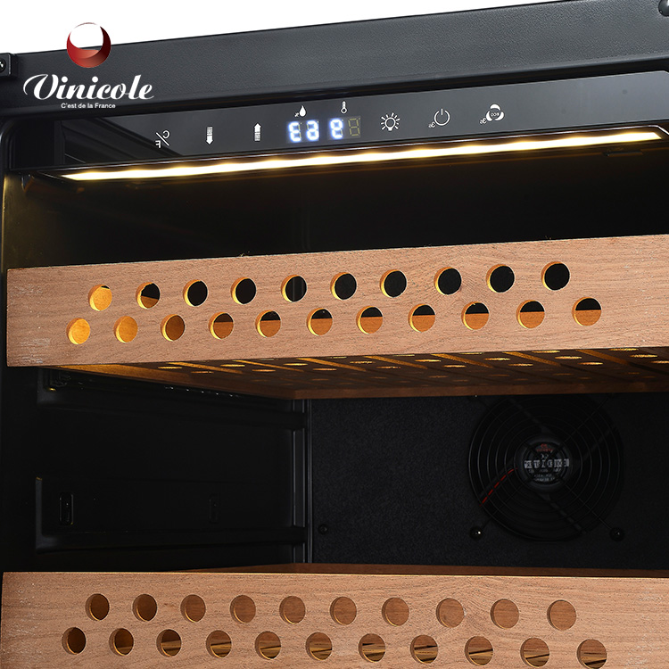 Compressor Cigar Cellar Professional Cigar Fridge Humidor With Fan Cooling System