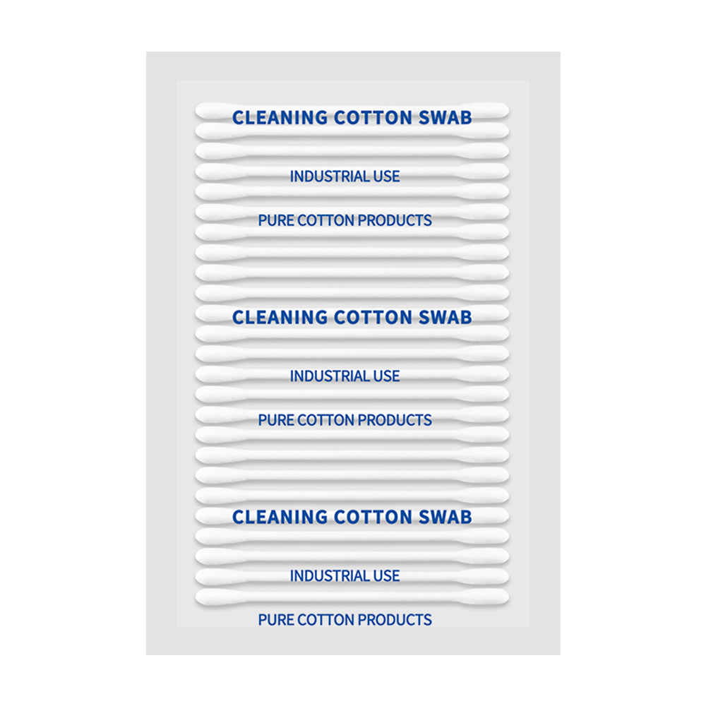 Industrial dust remove cleaning cleanroom polyester Swab and buds with Polyester Knit Head Gun Cleaner Swab and bud
