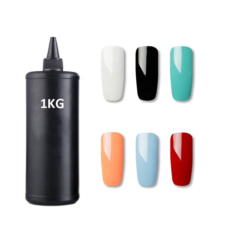 2021 New Arrivals Supplies Nail Polish 3 In 1 Step Lazy Gel Nail Polish Long-lasting Soak Off Gel Polish In Bulk 1kg
