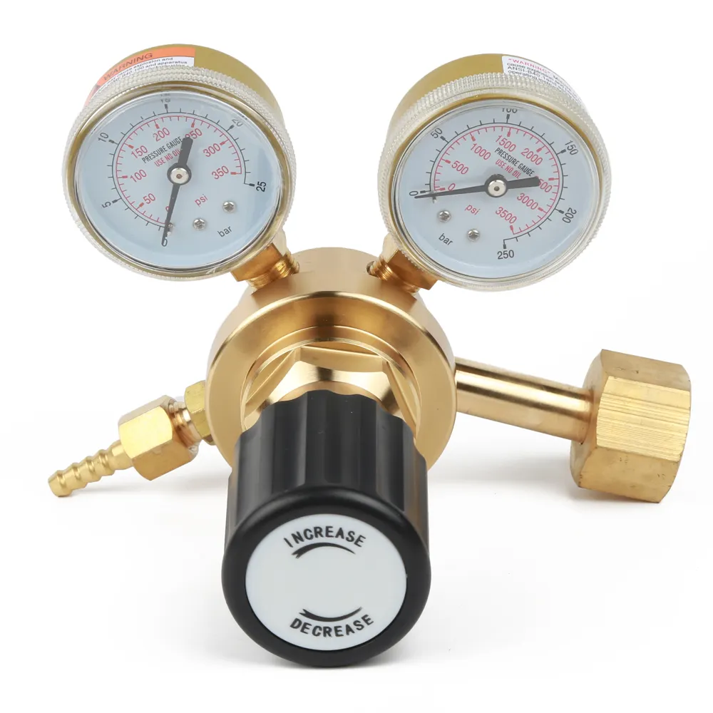 Stable quality 300 Bar working pressure argon pressure regulator