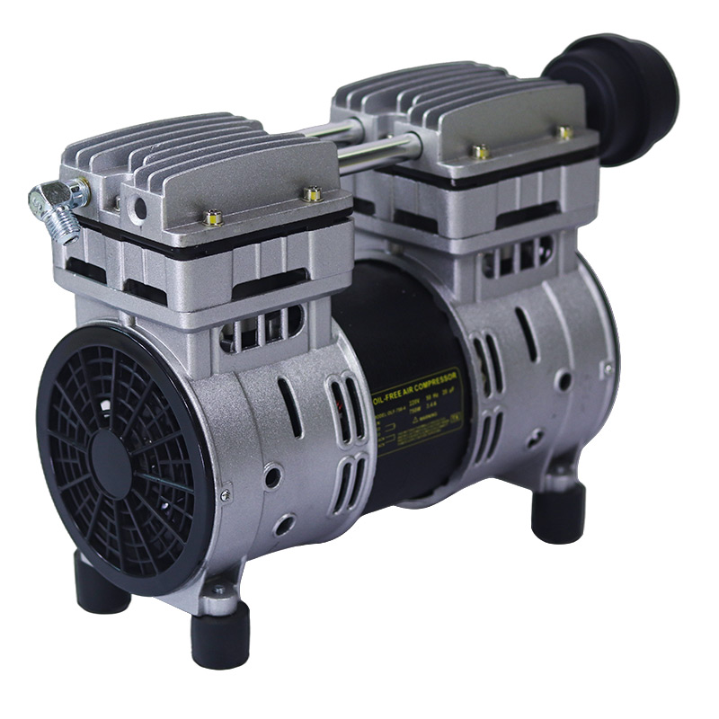 Бесшумный безмасляный воздушный компрессор 1hp, 2hp, 750 Вт, 1500 Вт, 1800 Вт, 2200 Вт, головка компрессора насоса, двигателя