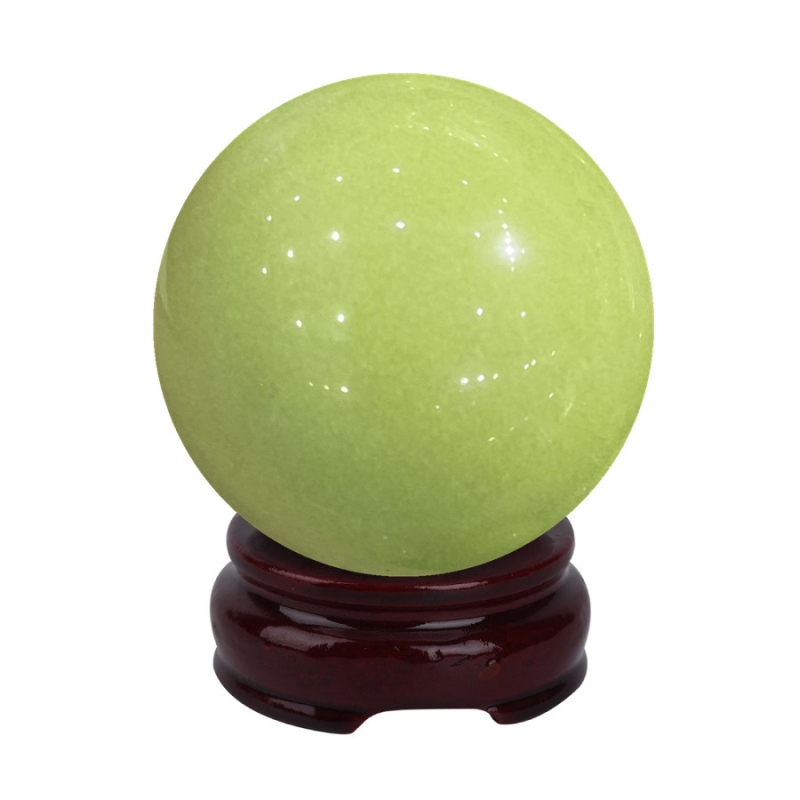 Wholesale Natural raw rough Luminous stones ball Souvenir crystal sphere ball
