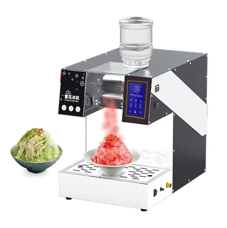 Hot Selling Commercial Air Cooled Snow Flake Ice Cream Crusher Shaving Machine Snowflake Ice Cream Shaver Bingsu Machine