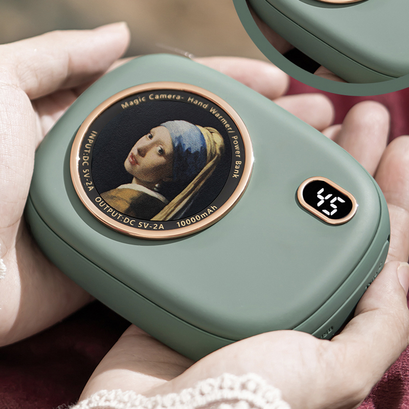 Новый источник питания грелка для рук черный волшебный Карманный кинотеатр камера 10 Вт