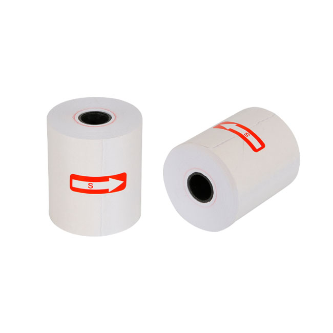 thermal rolls with paper core 80*60mm for supermarket cash receipt