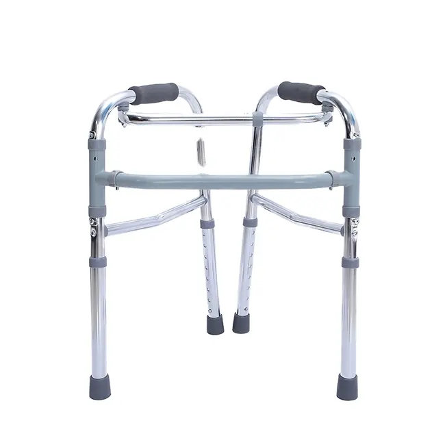 Bestselling adjustable elderly walker of factory price orthopedic for adults folding Aluminum lightweight children walker