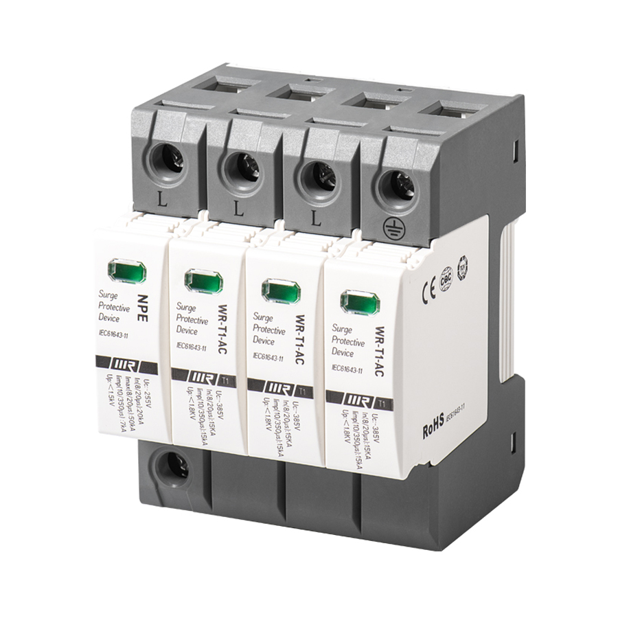 Электрическое оборудование 3P + NPE T1 15kA молниеотвод