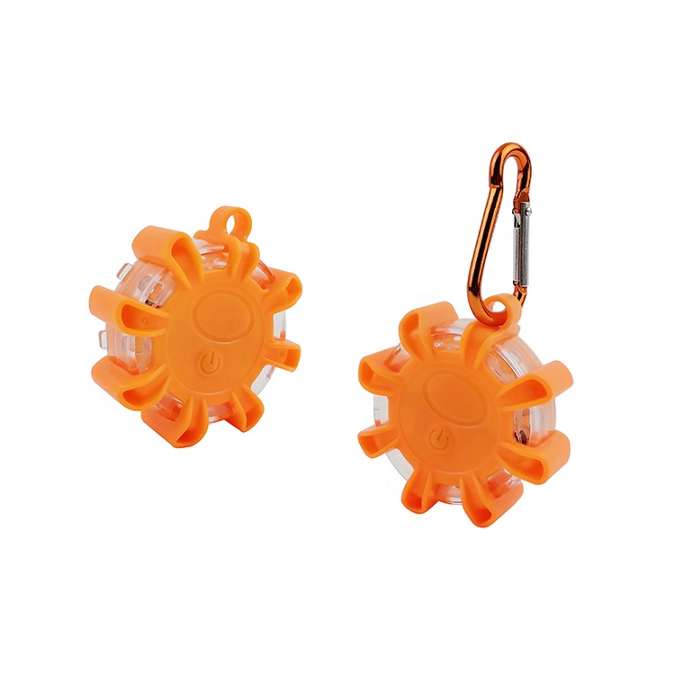 New Waterproof Emergency Hanging Red Rotating Strobe Safety Flashing Mini Warning Light LED Road Flares
