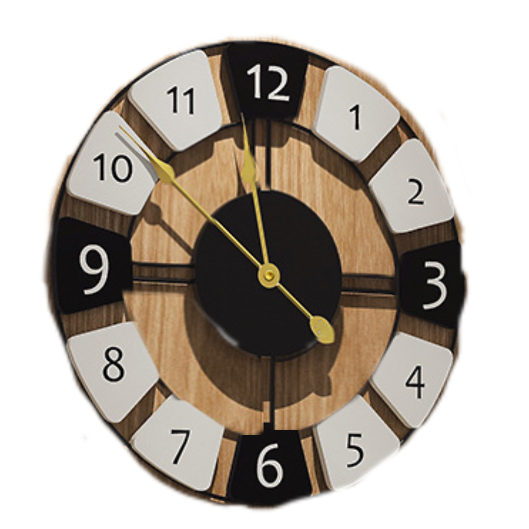 factory ventures Luxury retro iron neoclassical creative fashion decoration wall clock