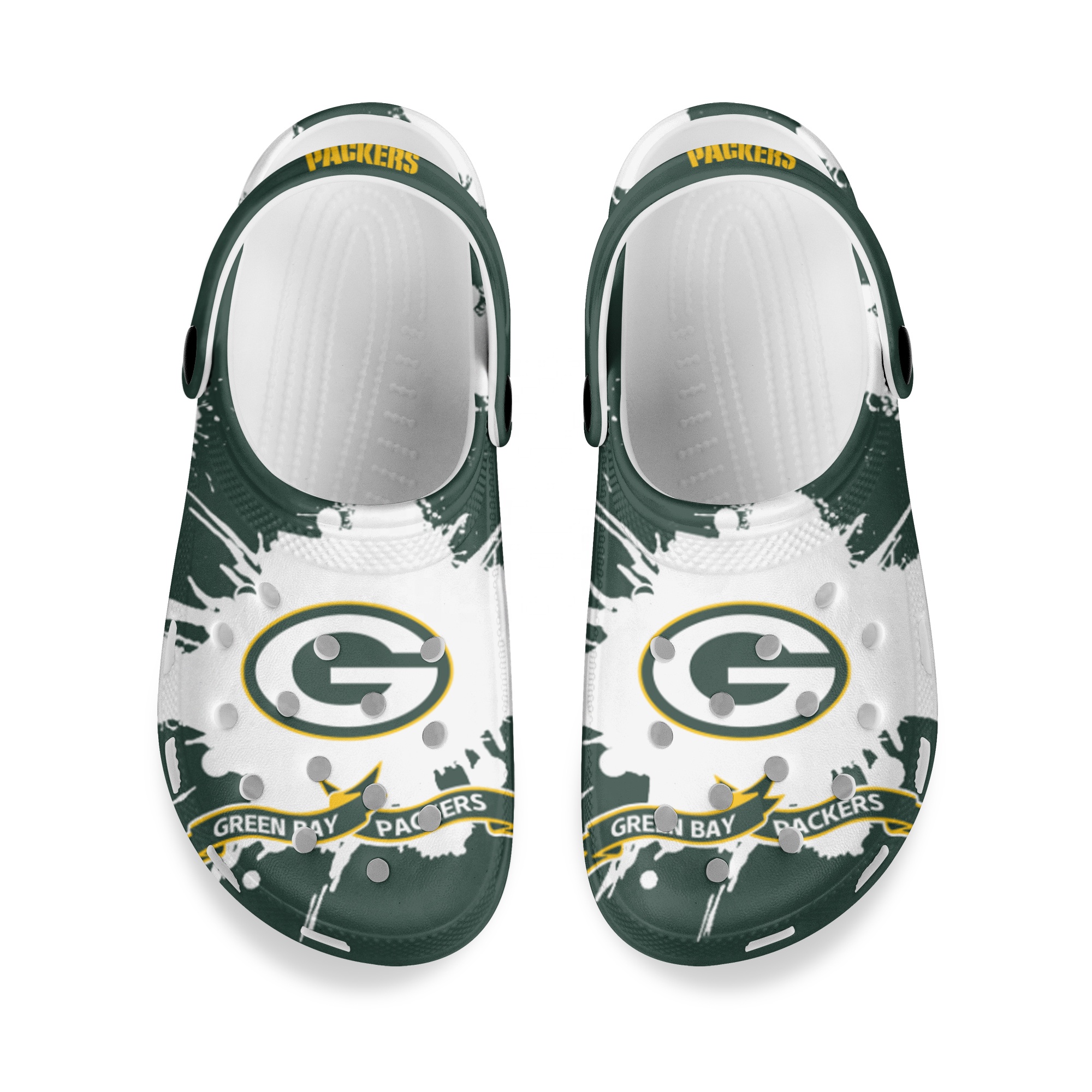 Customized On Demand Upscale Men Professional Nfle Football League Team Luxury Design Croc Slippers Clogs