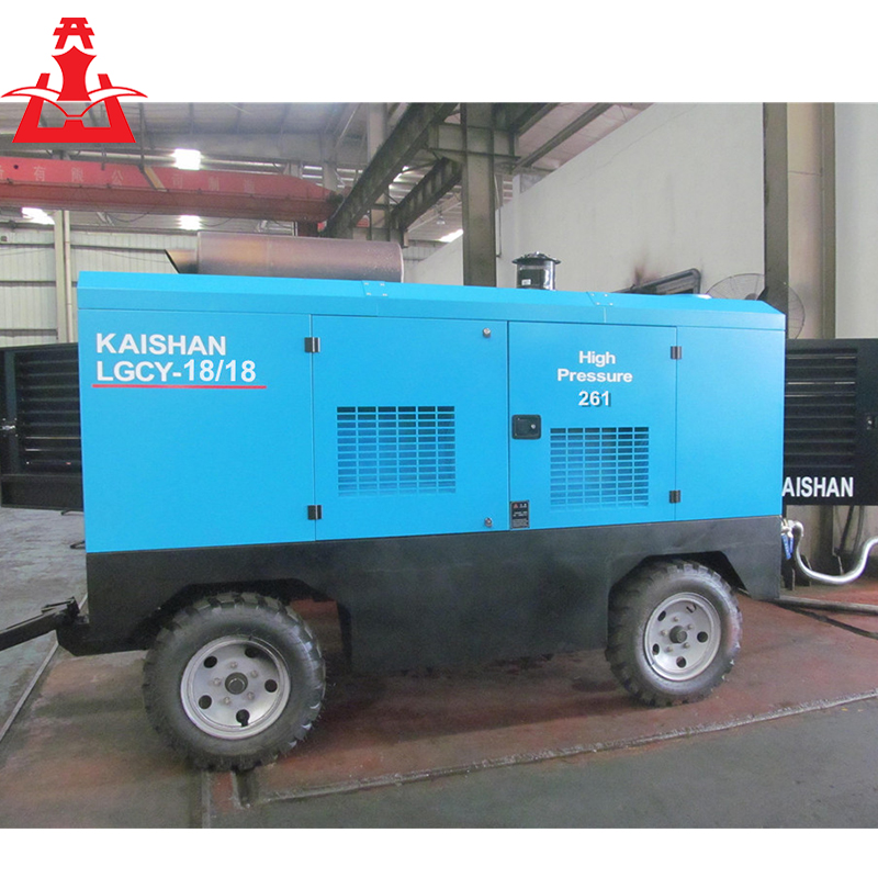 KAISHAN дизельный мобильный воздушный винтовой компрессор LGCY-19.5/19 700CFM 19bar с Cumins двигателя