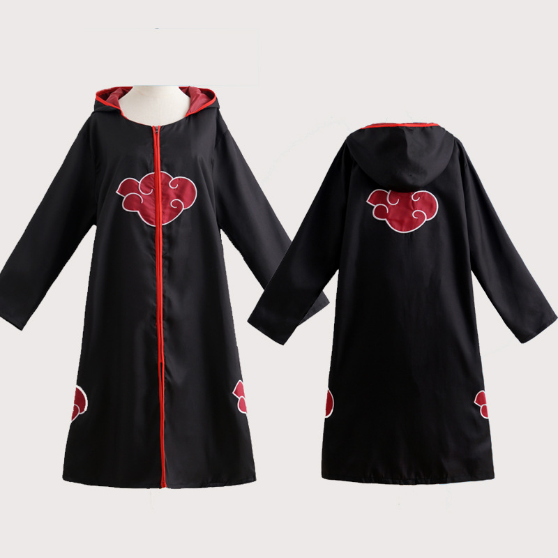 Carnival Anime Costume Akatsuki Cloak Cosplay Sasuke Uchiha Cape Cosplay Itachi Clothing Cosplay Costume For Adult