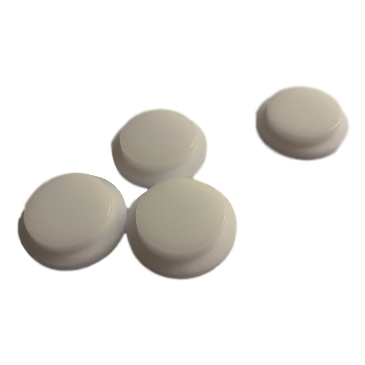 Opaque Silica Glass Sheet Milky White Quartz Window Round Fused Board