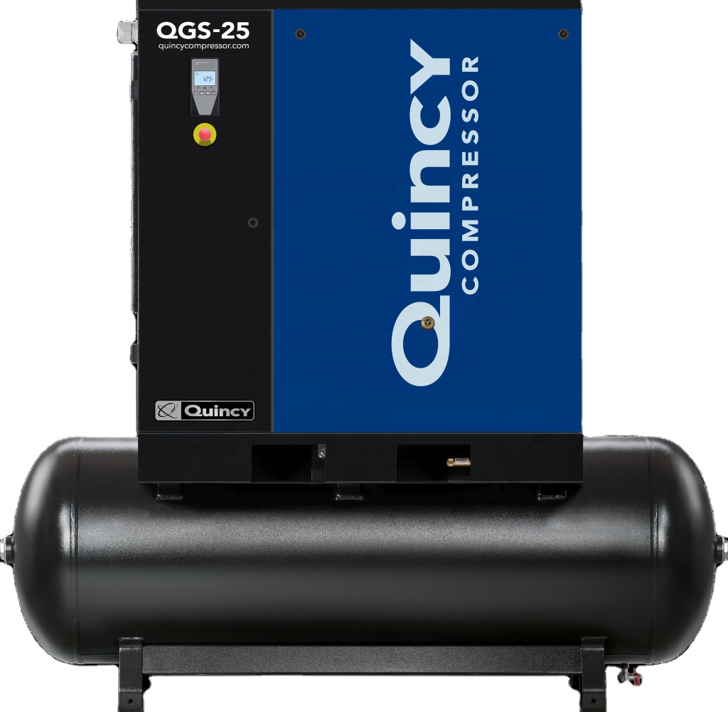 Китай Поставщики золота Куинси QGS-25 HP QGS серии 20-40 с ременным приводом винтовой воздушный компрессор