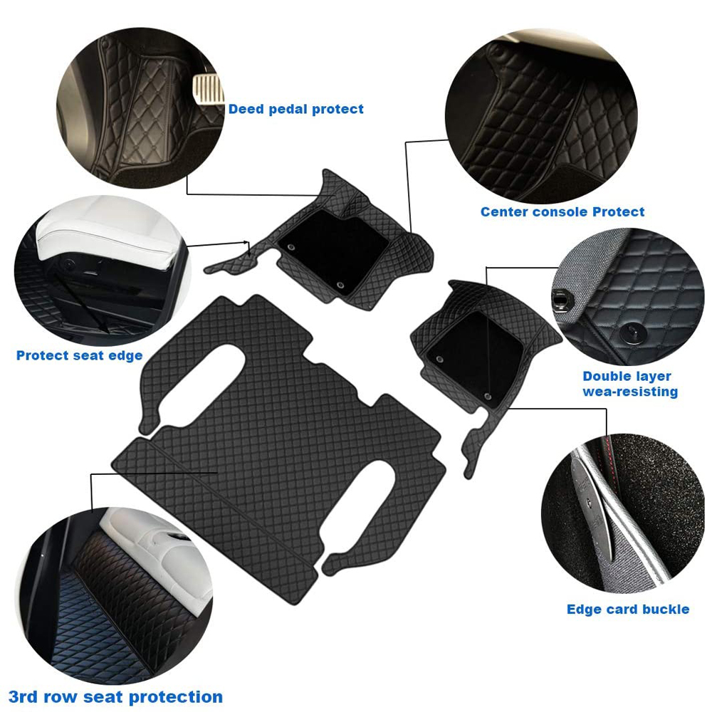 Topfit High-Quality Best Car All-Weather Suitable For Model X Foot Pads