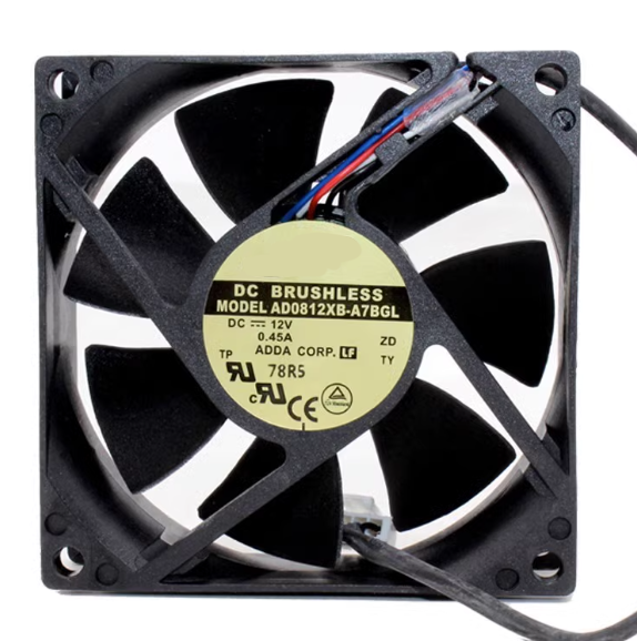 Оригинальный DC12V 0.3a EC AC 24V 48V 80x80x25mm 8025 8cm вентилятор шасси/силовой вентилятор/тепловыделение тепла AD0812US-A70GL Вентилятор охлаждения