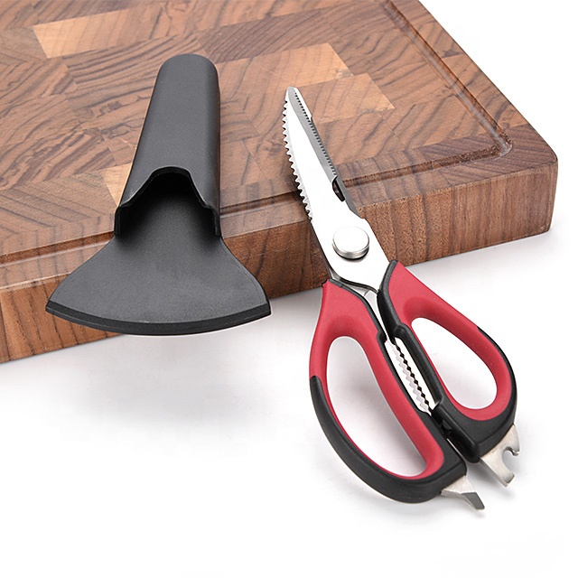 New Design 2 IN 1 Multifunction Stainless Steel Separable Kitchen Scissors With Magnetic Holder