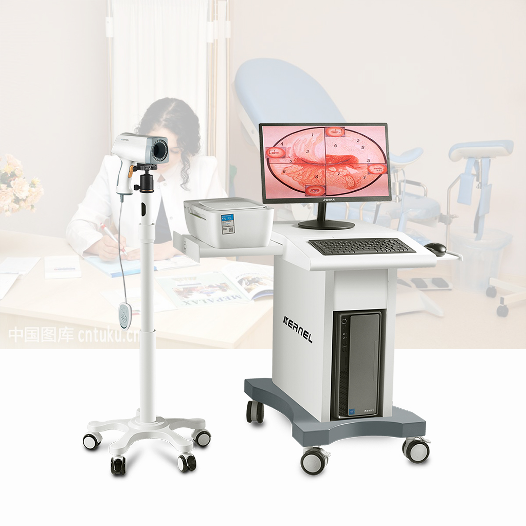 Kernel KN-2200 Kernel CE marked Colposcope Suppliers 2021 Hot Selling Trolley Colposcope Video Colposcope With software