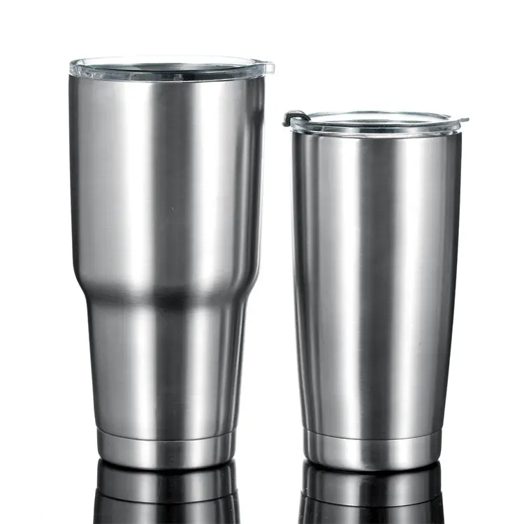 20oz/24oz/30oz BPA Free Double Wall Stainless Steel Vacuum Insulated Travel Tumbler Cups with Straw