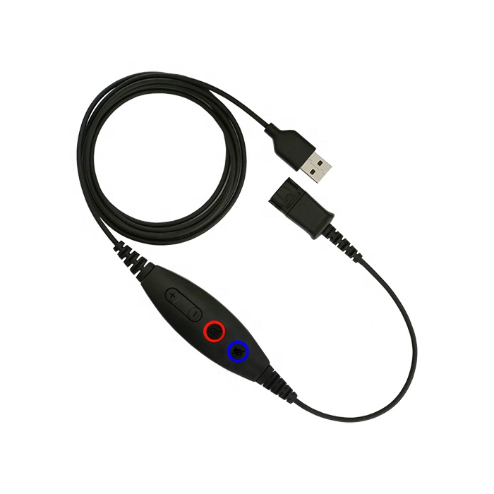 USB-кабель адаптера один раз в день (быстрое отключение) к USB-разъему, громкость динамика и микрофон бесшумное управление подключает гарнитуру к ПК ноутбуку софтфону