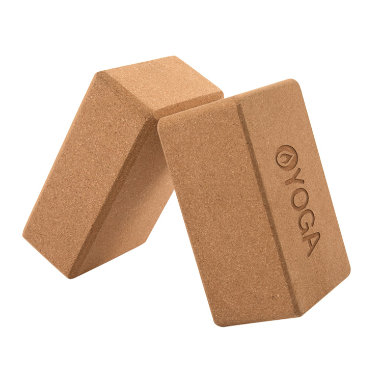 Oyoga Eco Friendly Custom Print Logo Cork Yoga Block