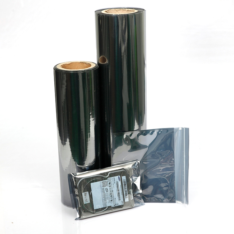 esd protective reflective laminated vmpet pe sheet antistatic metallized plastic roll film