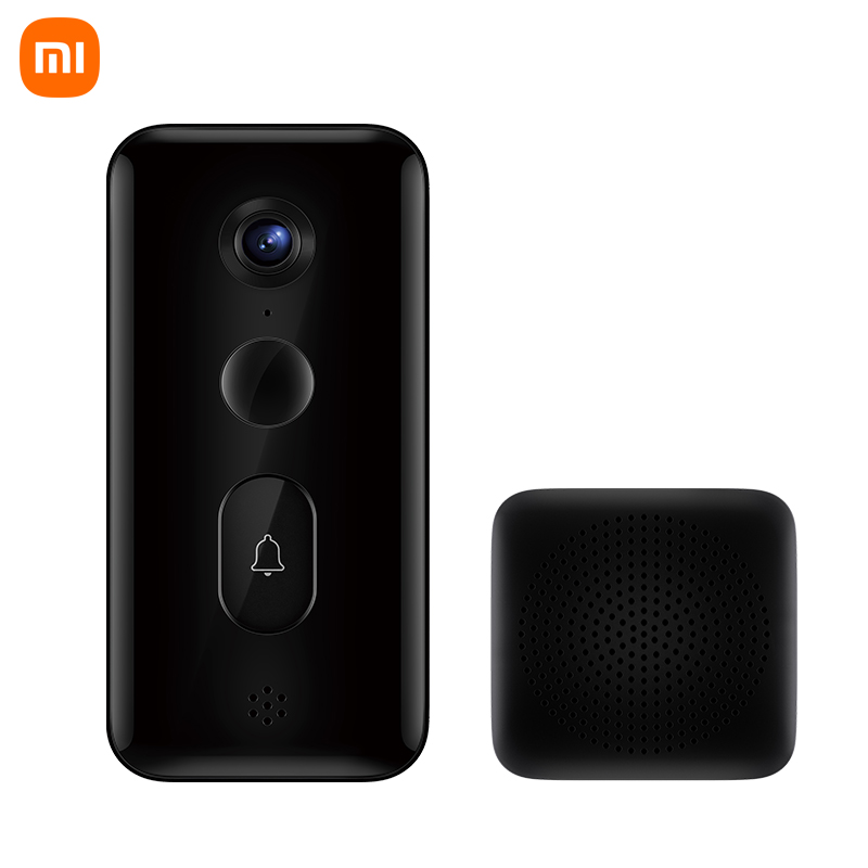 Умный дверной звонок Xiaomi 3, 180 дюйма, 2K, ультра-разрешение, ии, человекоидное распознавание, удаленный дверной звонок для умного дома