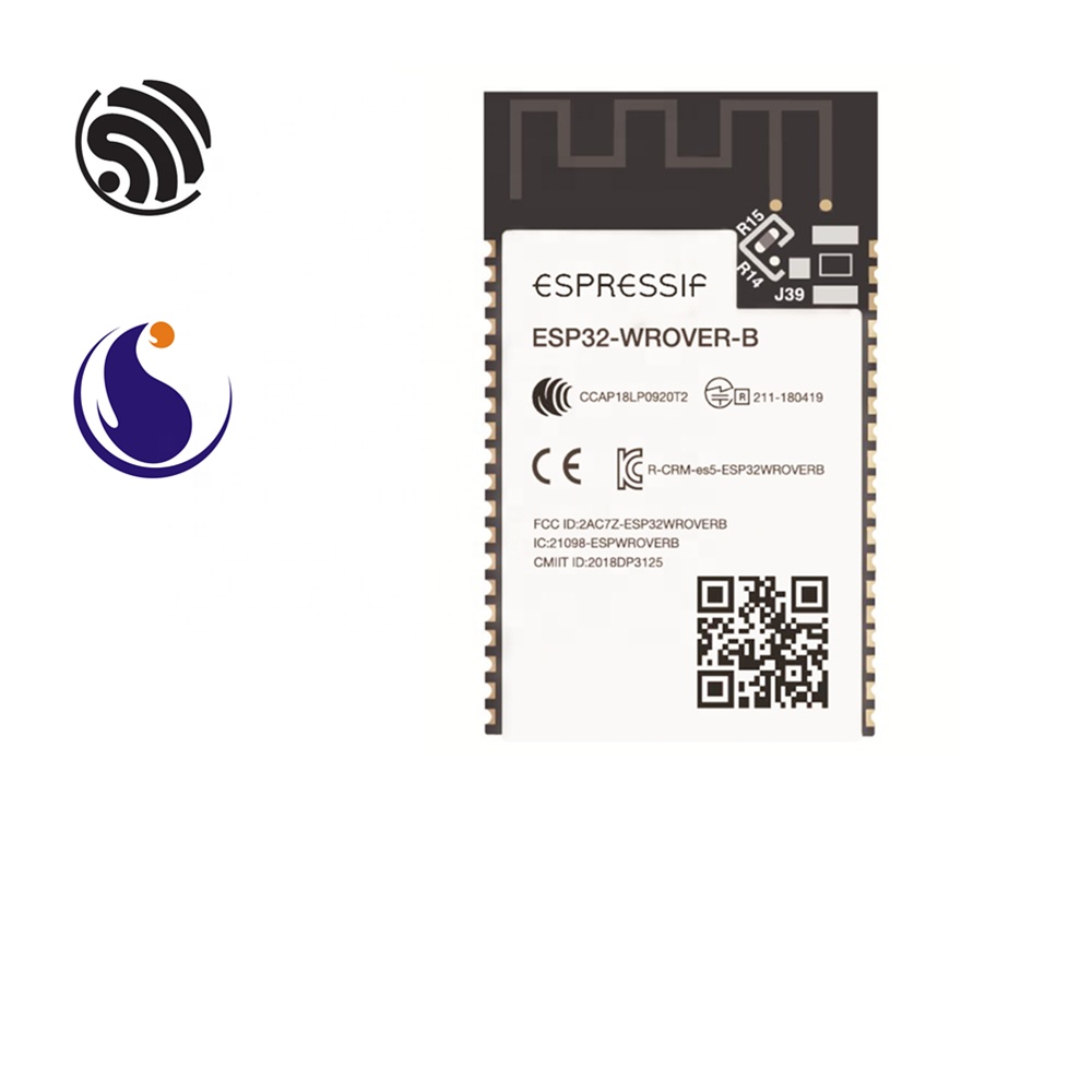 ESP32-WROVER-B 4 Мб (32 Мбит) Flash + 8 Мб PSRAM двухъядерный Wi-Fi и BT/синий зуб LE модуль Espressif системы SoC ESP32-D0WD чип