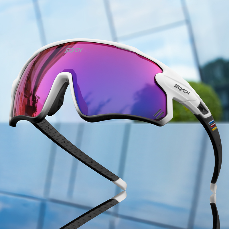 Customizable Tr90 Polarized Sports MTB Cycling Glasses with Precision Lens and Protective Box