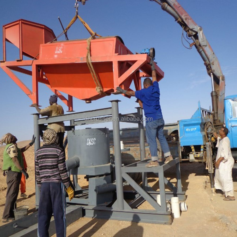 Congo heavy mud gold ore washing plant 100tph sand placer gold wash machine