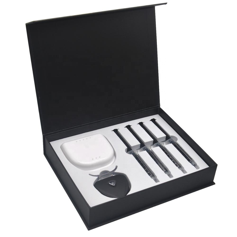 New Luxury Design Private Label Charcoal Teeth Whitening Kit With Mouth Guard Case