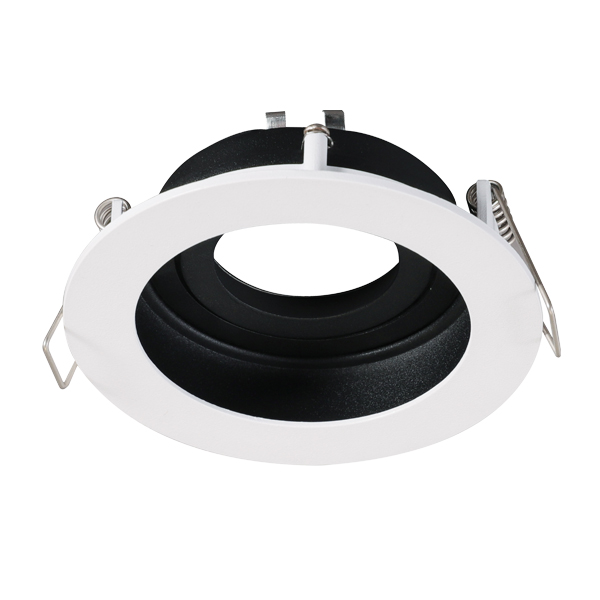 Gu10 Led Downlight Kit,Recessed Ceiling Trim Accessory With Gu10 Socket Base Ceiling Lamp Holder
