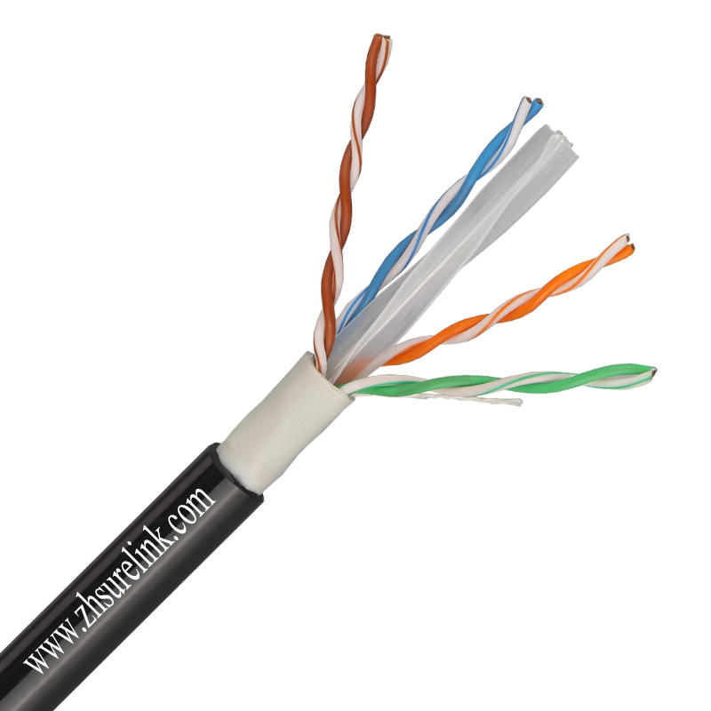 В помещении или на открытом воздухе 4Pair 23awg неизолированная медь или ОСО 305 м 1000ft коробка тяги lan кабель ftp cat6 sftp cat6 Utp Cat6