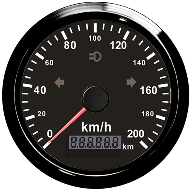 85 мм мотоцикл GPS Спидометр Датчик скорости км/ч миль/ч одометр общий пробег регулируемый