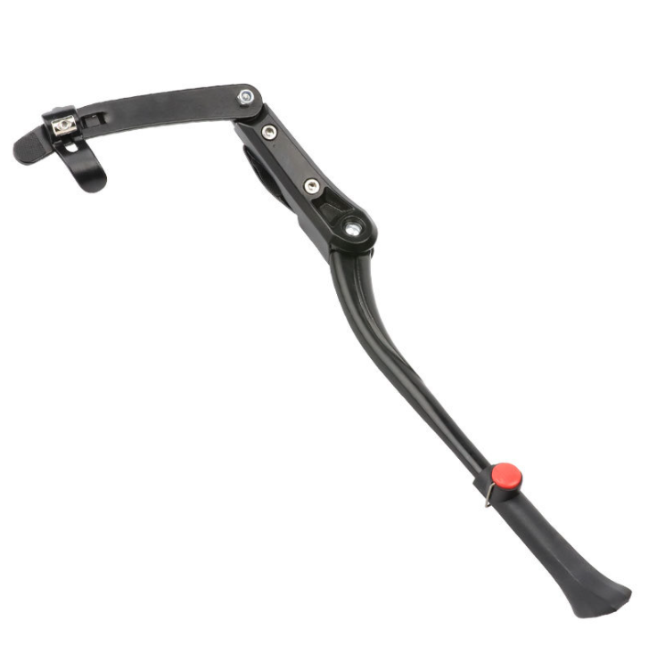Mountain bike adjustable foot support parking frame side support aluminum alloy support