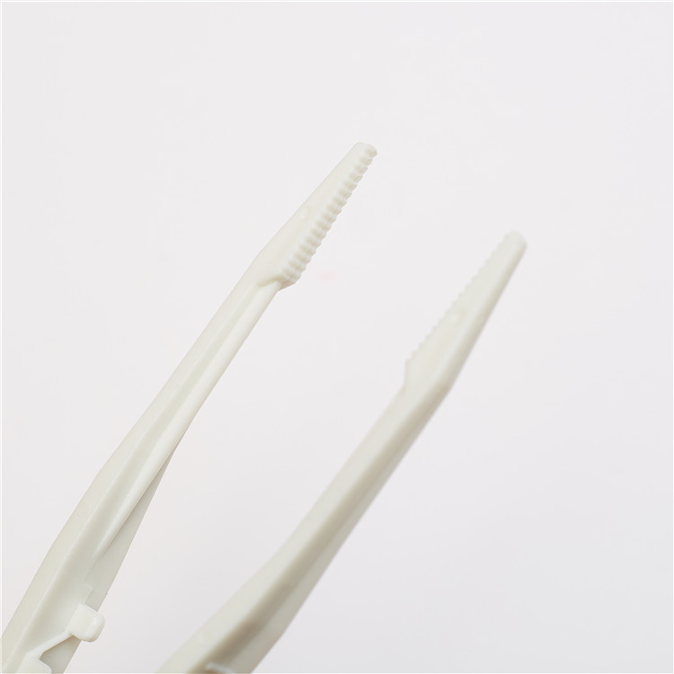 18cm Medical First Aid Tweezers Surgical Small Disposable Tweezers Plastic medical Tweezers Sewing Work First Aid tools