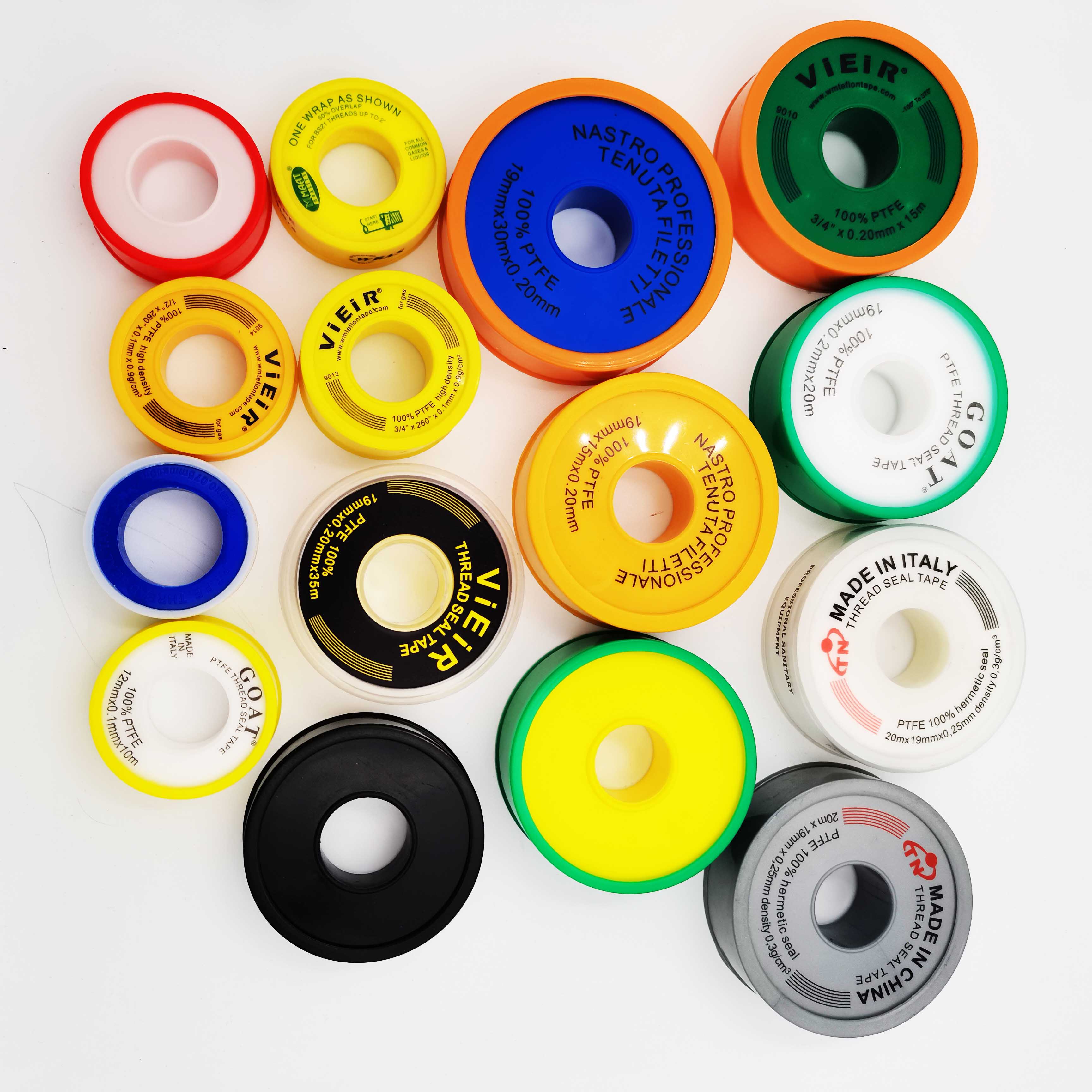 12mm 19mm 25mm Hot Seal Waterproof Adhesive Ptfe Thread Seal Tape