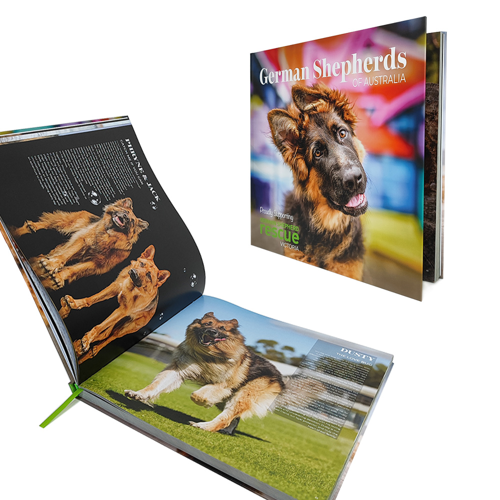 High Quality Full Color Hardcover Book Printing Services Magazine A3 A4 A5 Hardcover Book On Demand