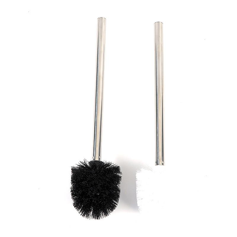 Sunshine Stainless Steel Toilet Cleaning Brush with Long Handle Durable Nylon Bristles Eco-Friendly PP Material Hand Design