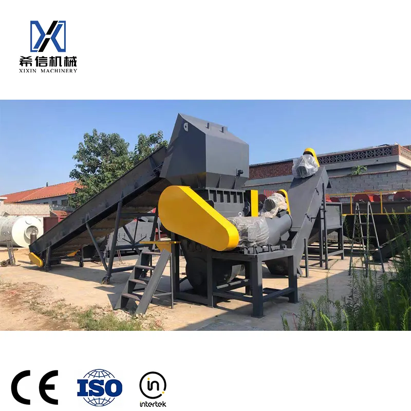 2022 Scrap waste ldpe pp hdpe Plastic crushing washing and drying recycling machine line equipment