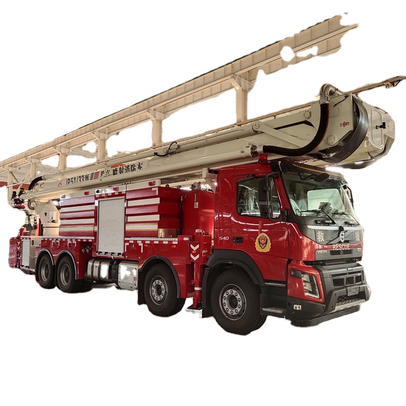 China CIMC insanely good quality water tower fire fighting trucks on sale